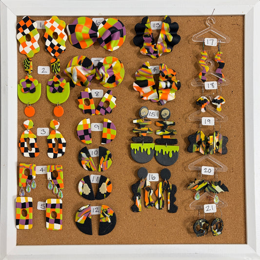 Midnight Dopamine Halloween Earrings