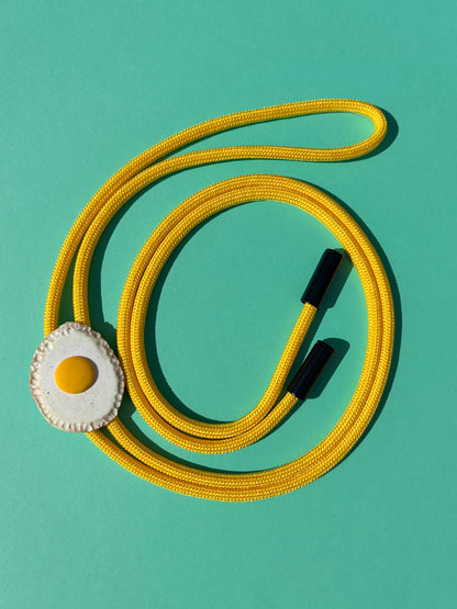 Bolo Ties - Egg & Holographic Checkerboard