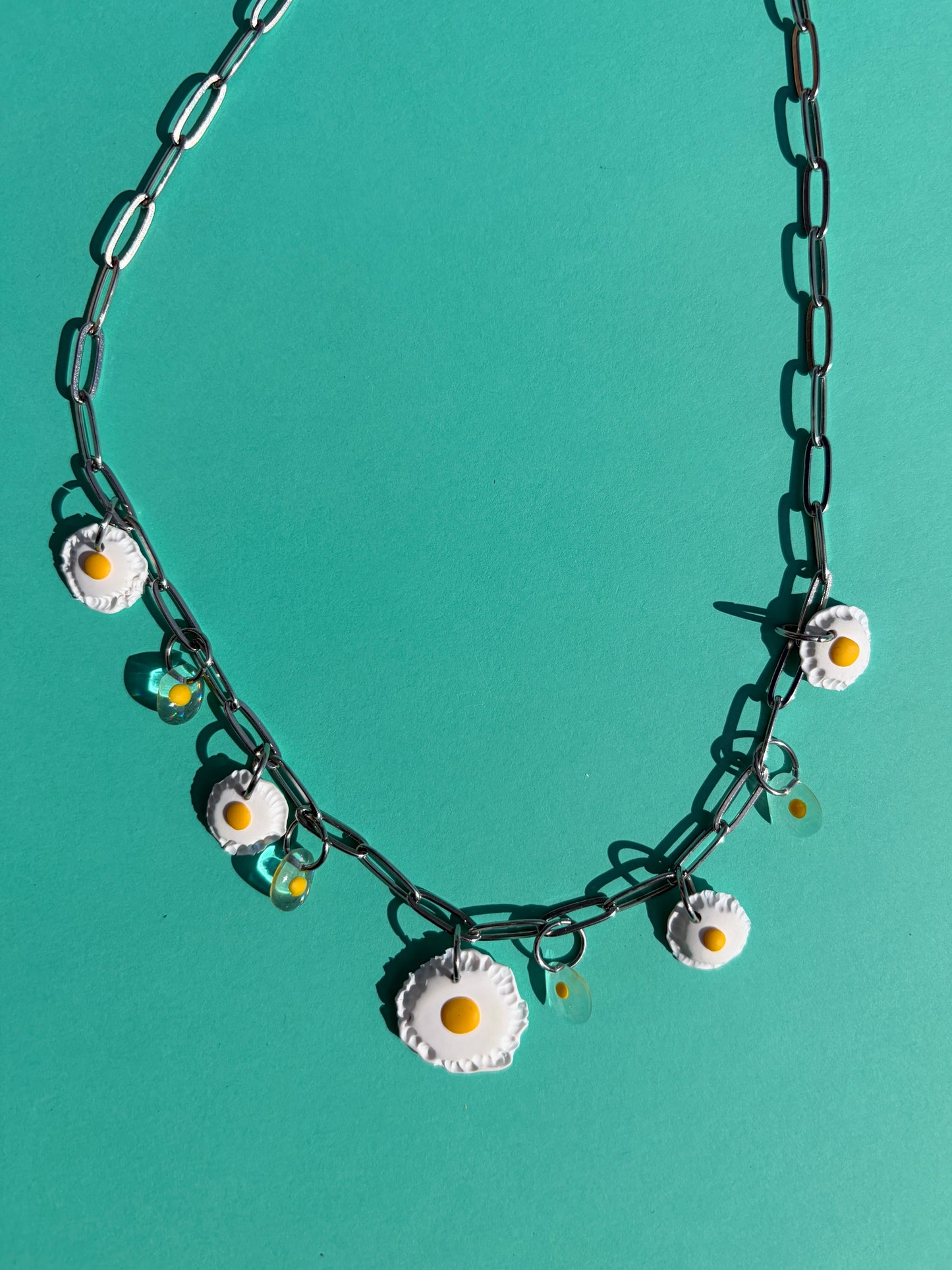 Ella Egg - Egg Charm Necklaces - Choose style and chain