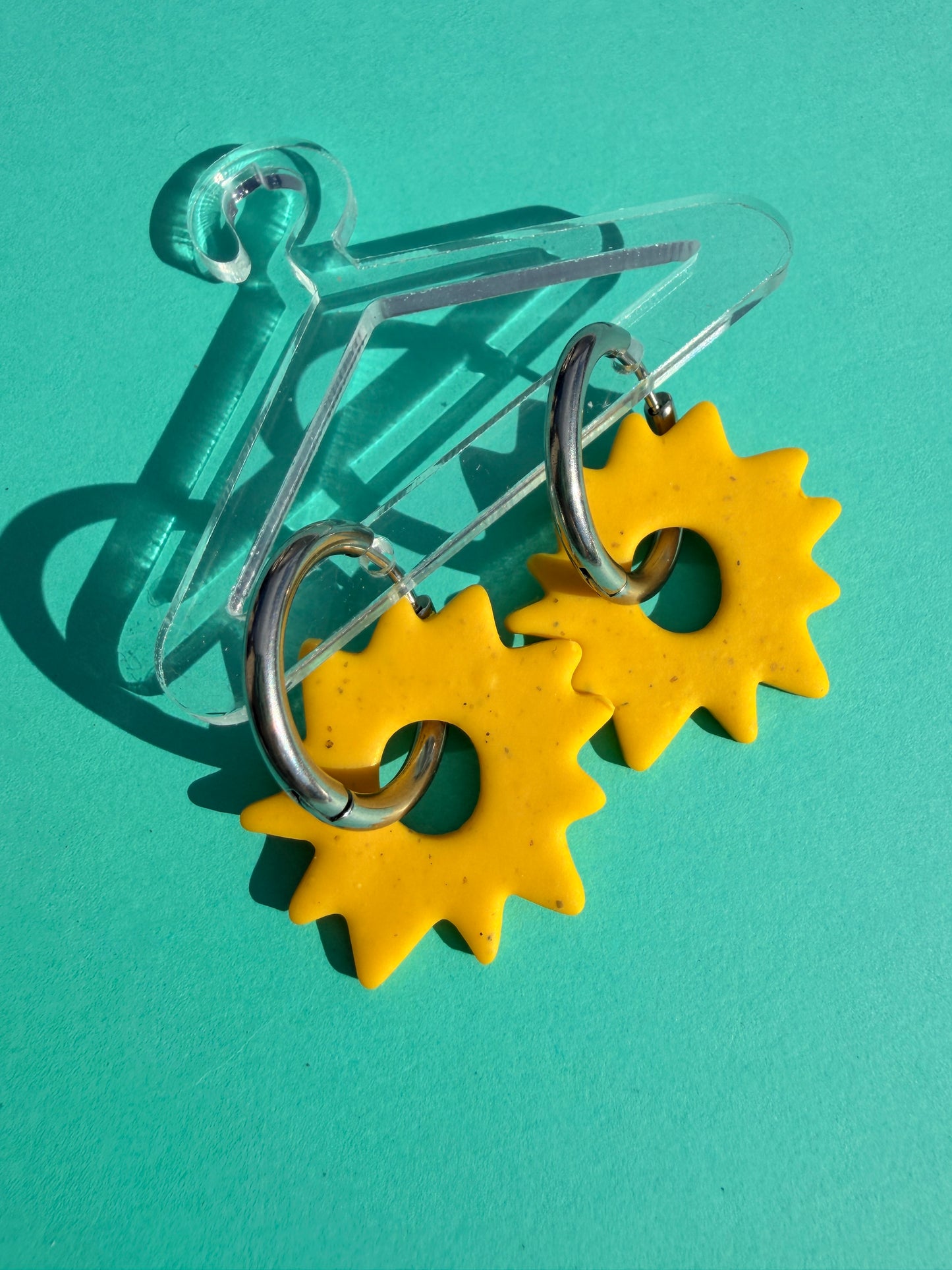 Zazzle Hoops - Scrambled Egg or Wonky Checkerboard