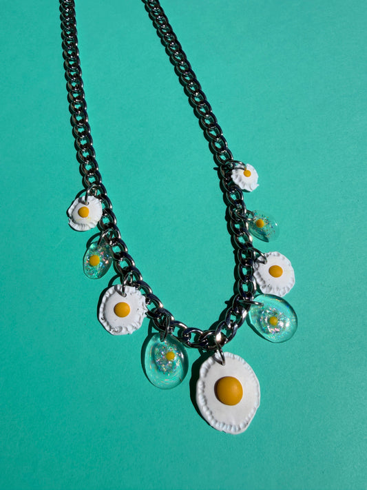 Ella Egg - Egg Charm Necklaces - Choose style and chain