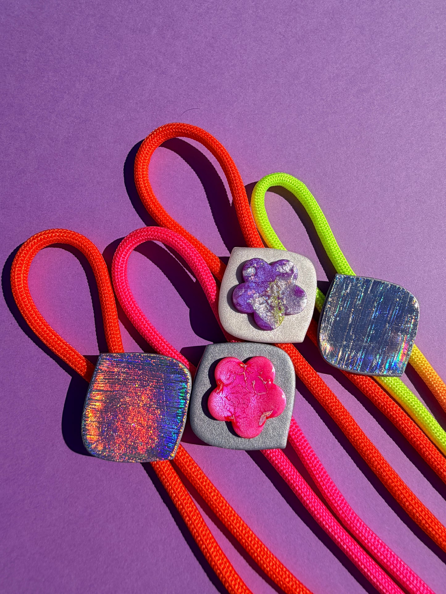 Bolo Ties - Neon Rainbow Taper Bolo & Tie Color of Choice