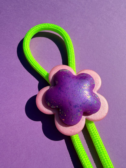 Bolo Ties - Purple & Pink Bolo + Neon Tie Color of Choice