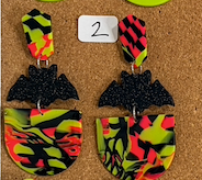 Neon Twist Freestyle - Halloween Earrings