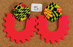 Neon Twist Freestyle - Halloween Earrings