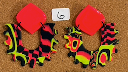 Neon Twist Freestyle - Halloween Earrings